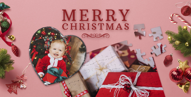Rendez votre Noël plus joyeux que jamais cette année avec nos produits de sublimation de photos!