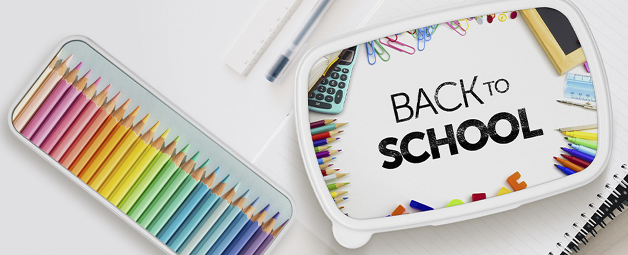 6 Sublimationsartikel für Back2School mit Stil! 6 Sublimationsartikel für Back2School mit Stil!