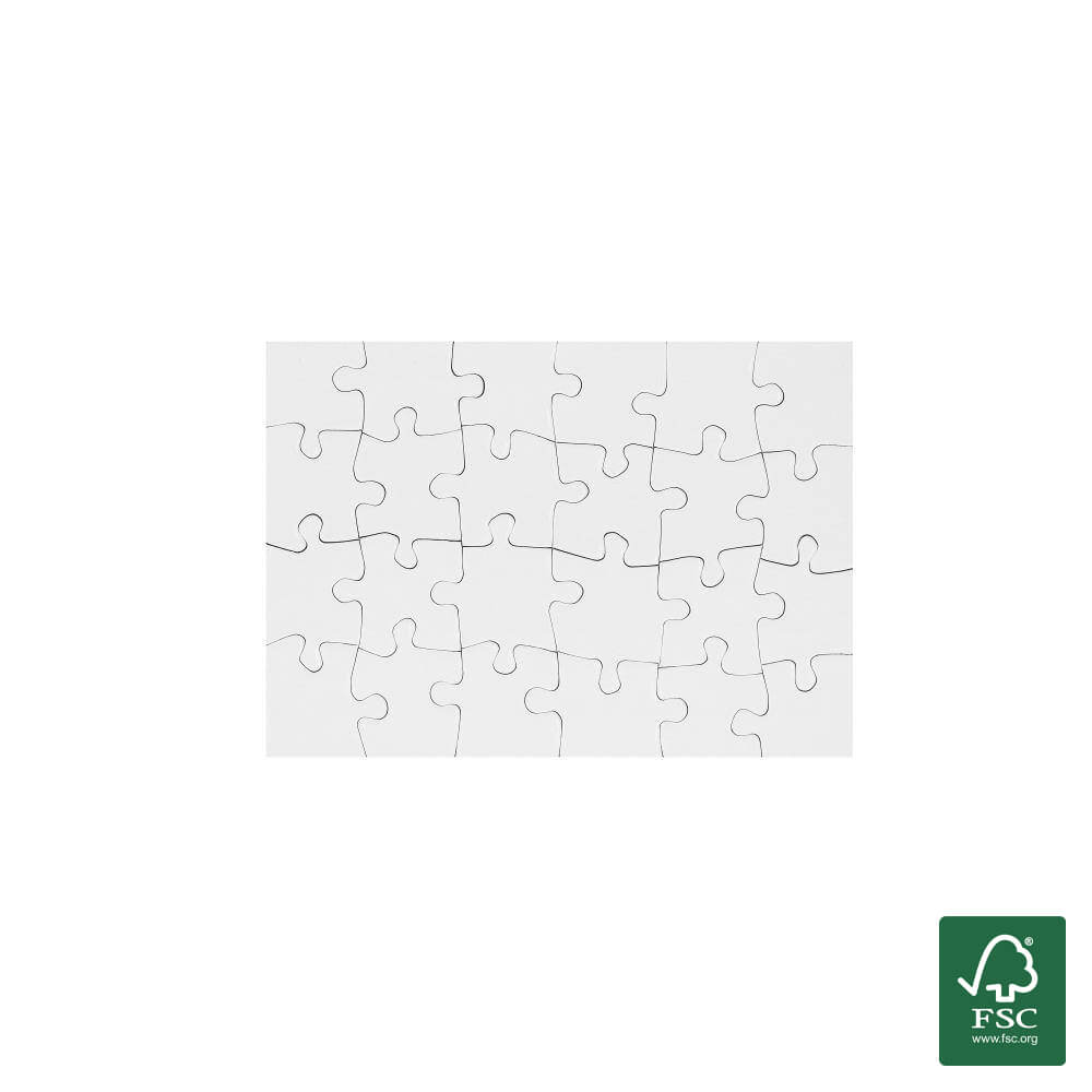 Sublimation Puzzle 10 x 14 cm - Cardboard 24 pcs
